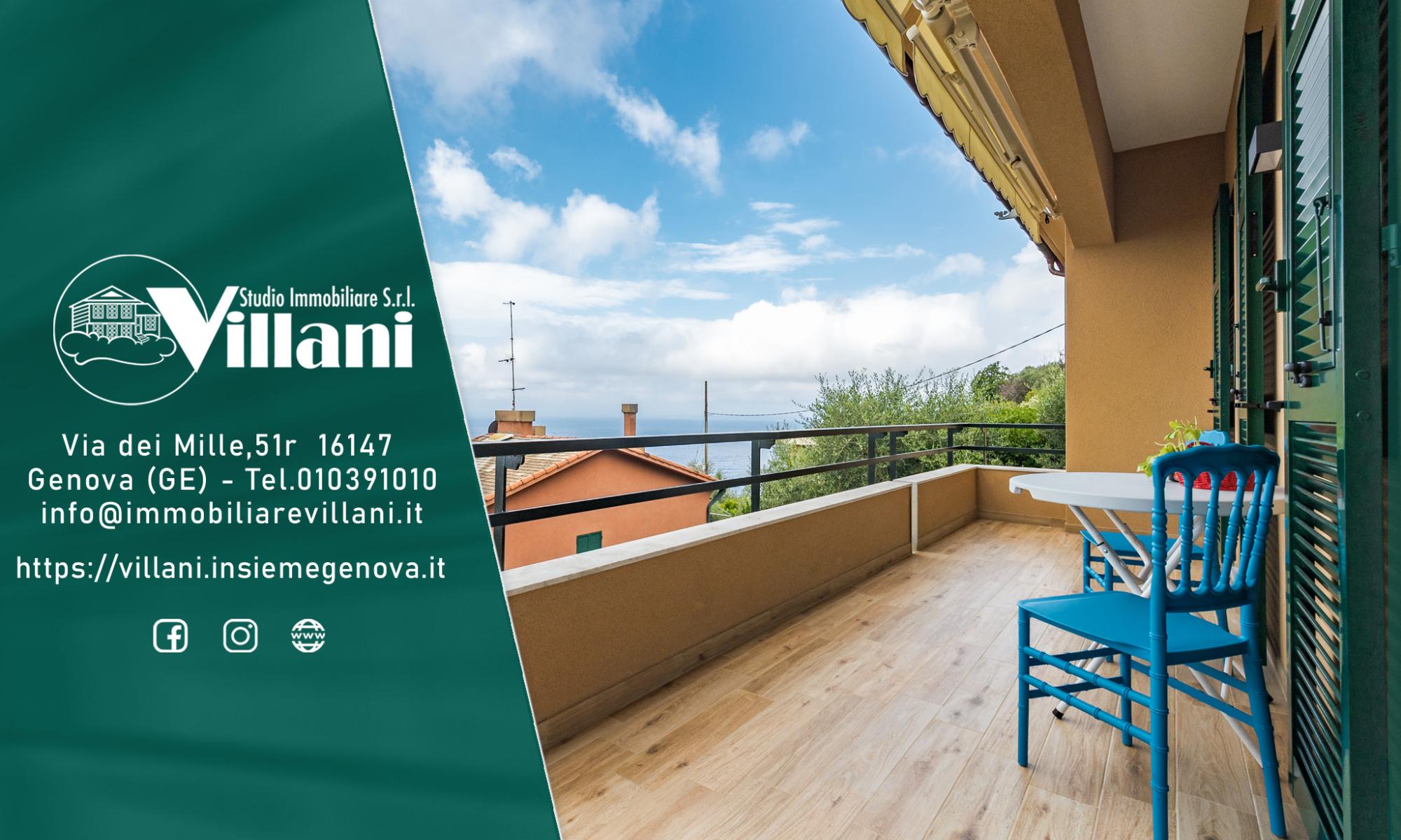 Appartamento 107mq Pieve Ligure Pieve Alta