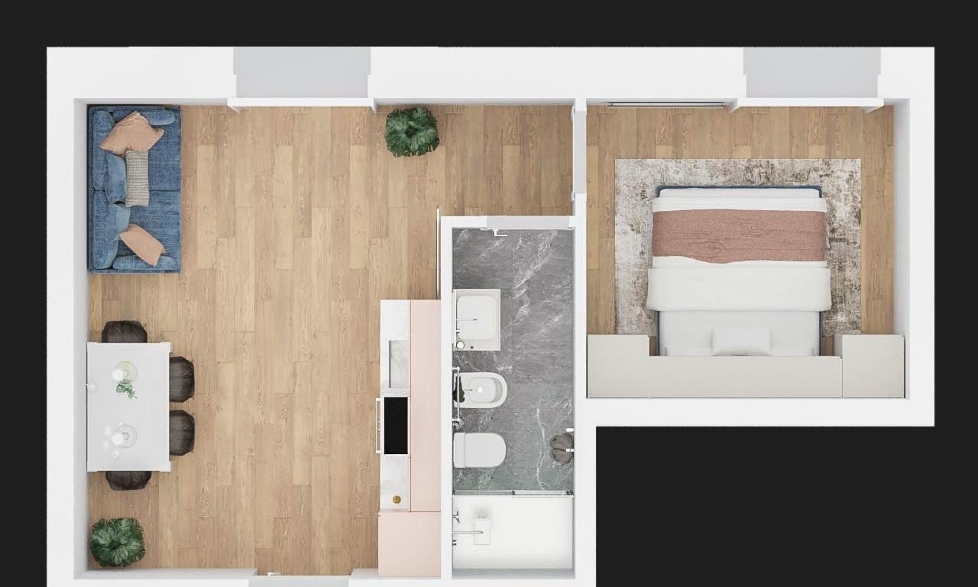 Appartamento 38mq Genova Castelletto