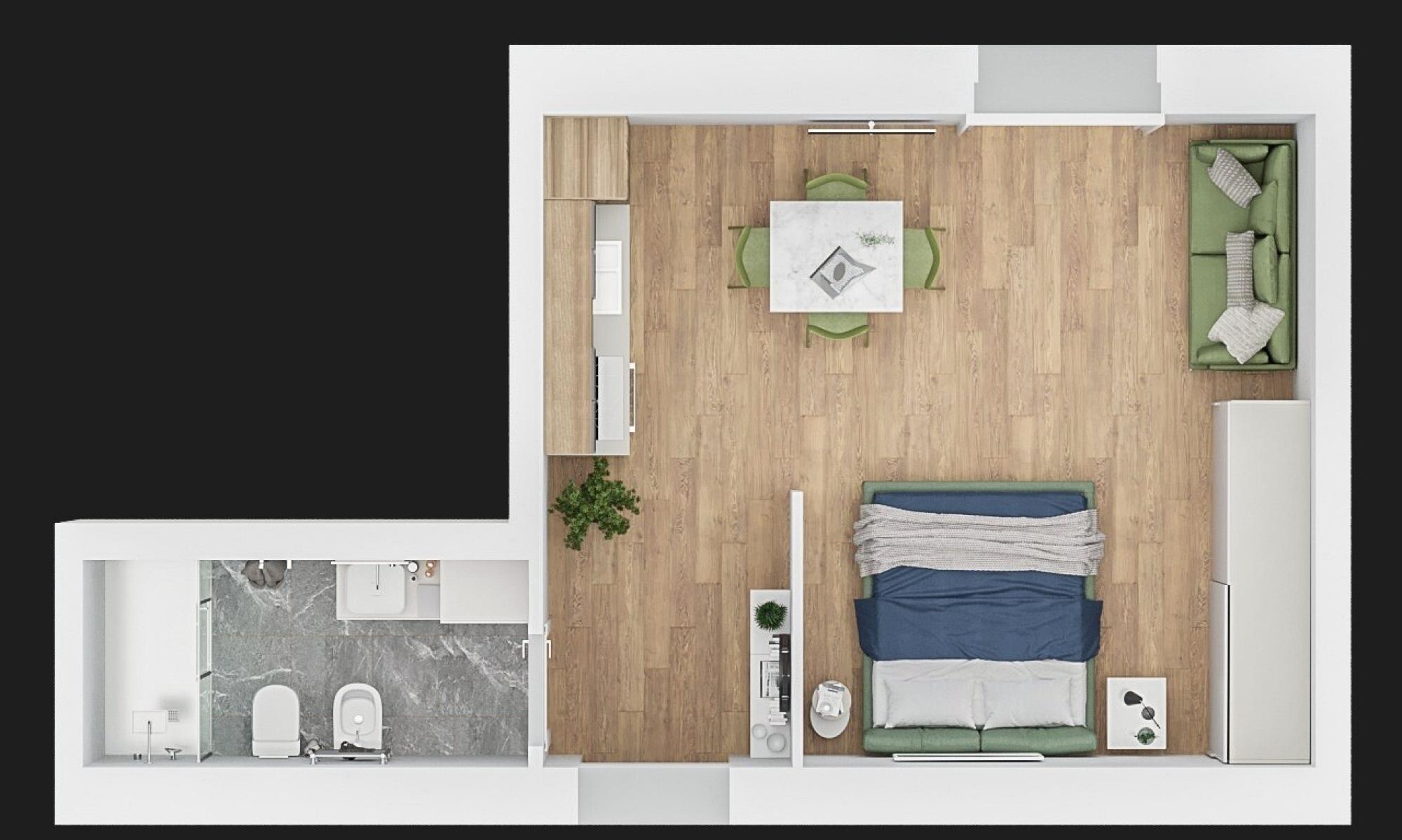 Appartamento 37mq Genova Castelletto