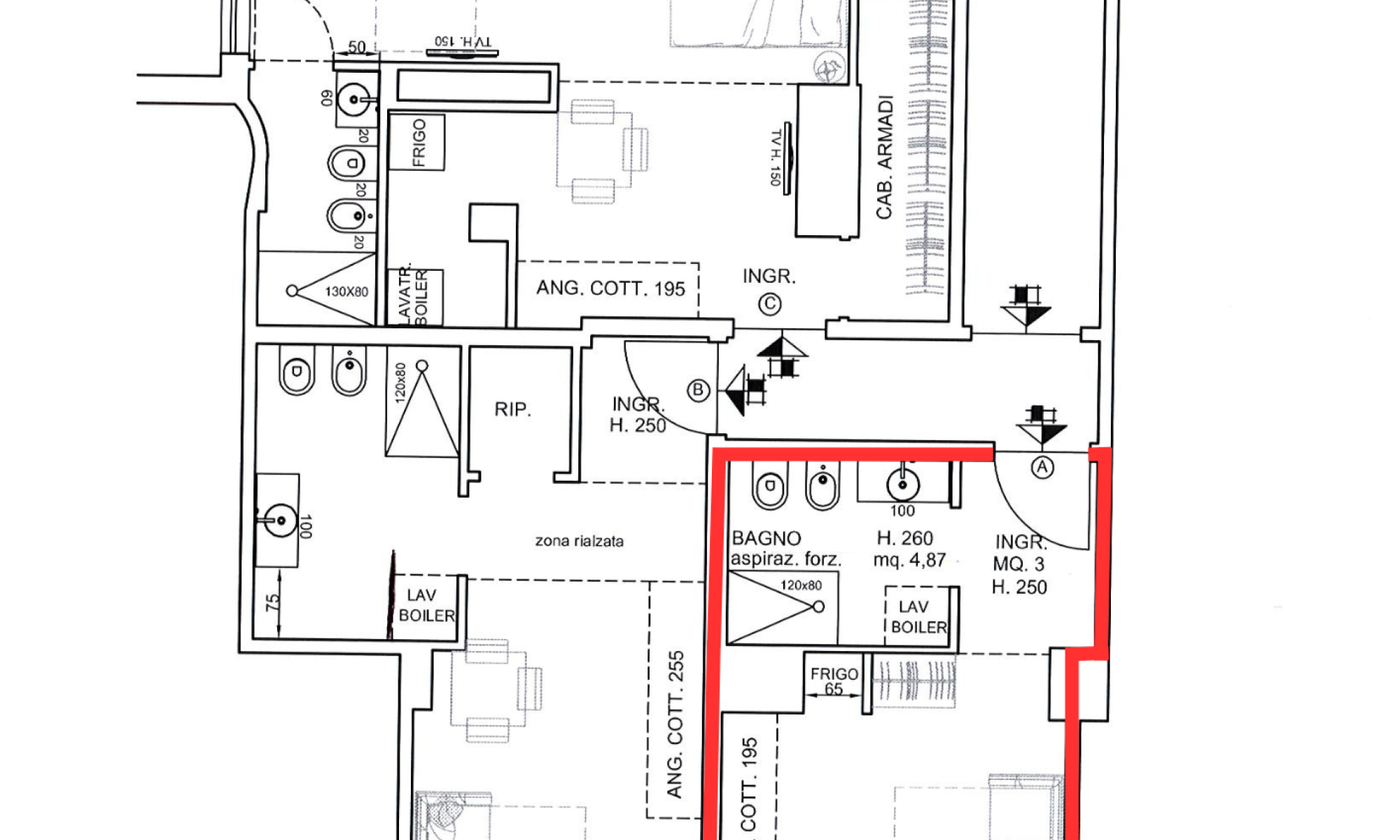 Appartamento 33mq Genova Centro